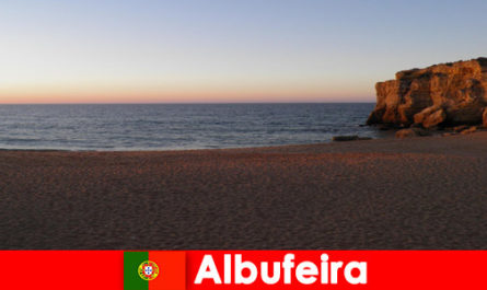 Holiday fun in Albufeira Portugal for sports tourists with lots of activities and healthy food