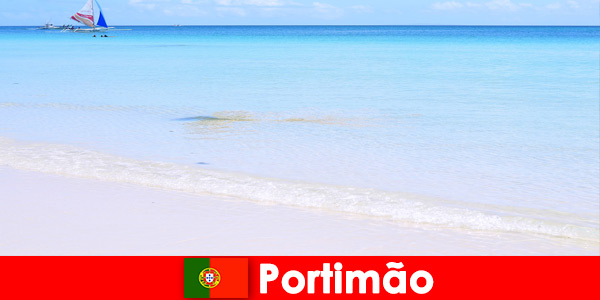 Fantastic beaches in Portimão Portugal to relax after long nights of partying