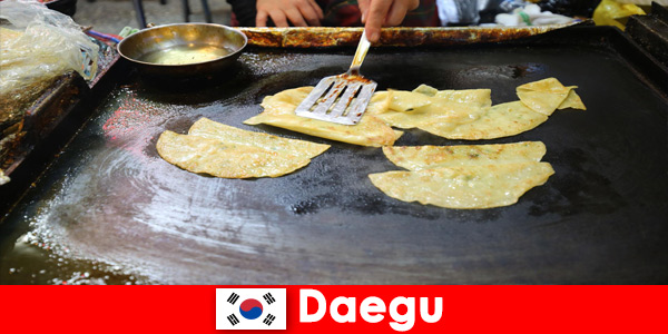 Wide variety of local delicacies in Daegu South Korea