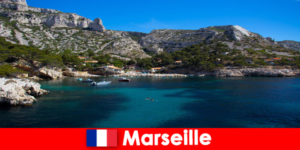 Sun and sea in Marseille France for a special summer holiday