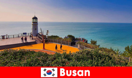 Hiking tourism and healthy eating are popular in Busan South Korea
