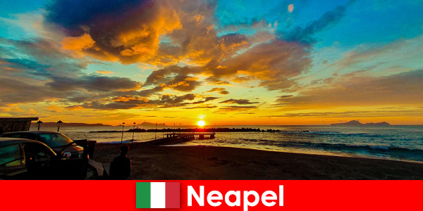 Enjoy the most beautiful evening sunsets in Naples Italy