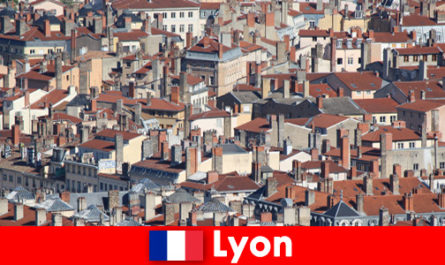 Tourists in love are invited to enjoy regional delicacies in Lyon France