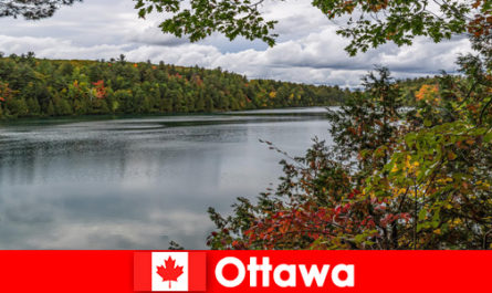 Outdoor camping for tourists is possible in Ottawa Canada