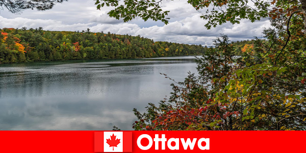 Outdoor camping for tourists is possible in Ottawa Canada