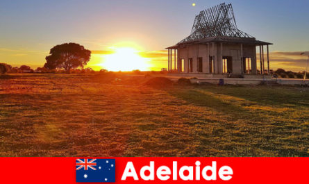 Strangers explore Adelaide, Australia on a motorbike