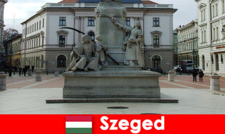 Popular semester trip for foreign students in the university town of Szeged Hungary