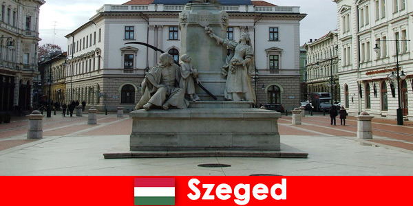 Popular semester trip for foreign students in the university town of Szeged Hungary