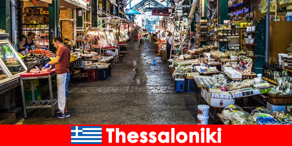 Enjoy authentic delicacies in the markets of Thessaloniki in Greece
