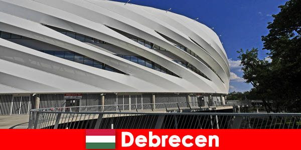 Ornate architecture in Debrecen Hungary is more and more admired by tourists