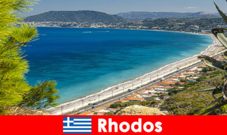 Island flair and fantastic beaches are enjoyed by guests in Rhodes Greece