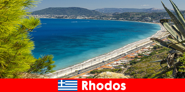 Island flair and fantastic beaches are enjoyed by guests in Rhodes Greece