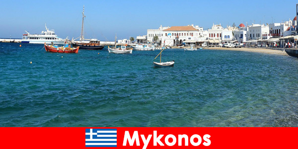 For tourists cheap prices and good service in hotels in beautiful Mykonos Greece