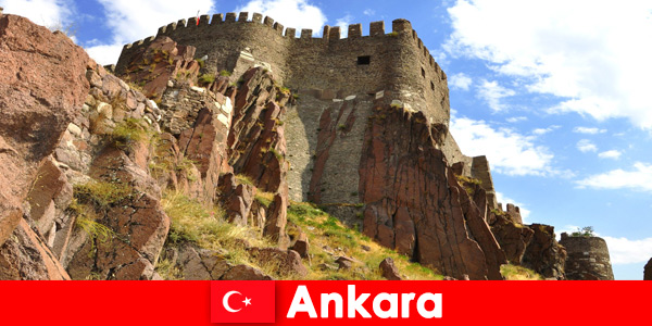 Ankara Türkiye's capital has ancient buildings with a lot of history