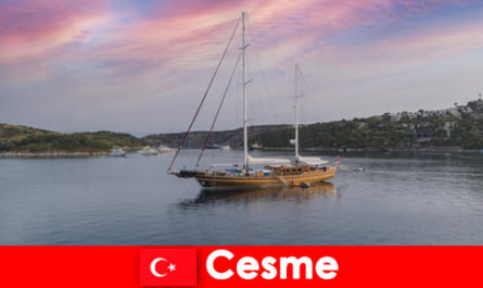 Cesme Türkiye Popular destination for beach goers