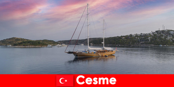 Cesme Türkiye Popular destination for beach goers