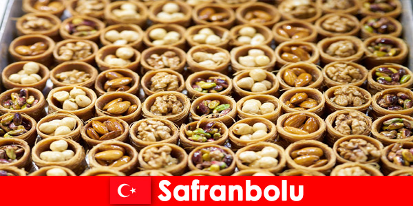 Elaborate and various desserts sweeten the holiday in Safranbolu Türkiye