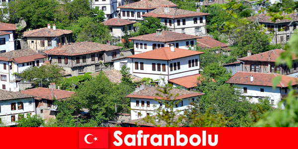 Old half-timbered houses in Safranbolu Türkiye invite you to dream