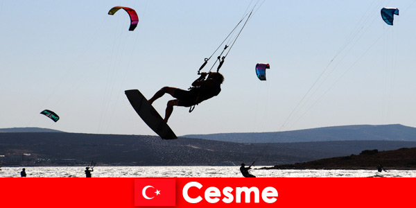 Water sports are becoming increasingly popular among tourists in Cesme Turkey
