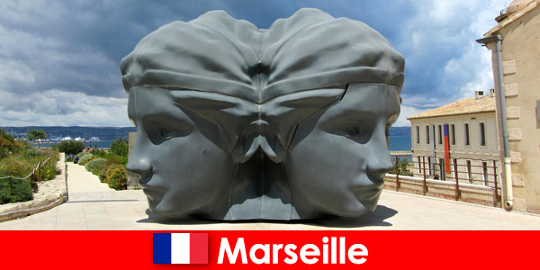 Marseille in France surprises foreigners with a lot of culture and art