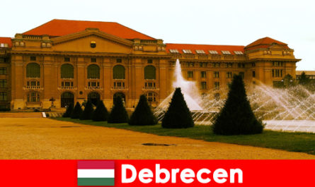 Inexpensive travel with backpack and Co in Hungary Debrecen