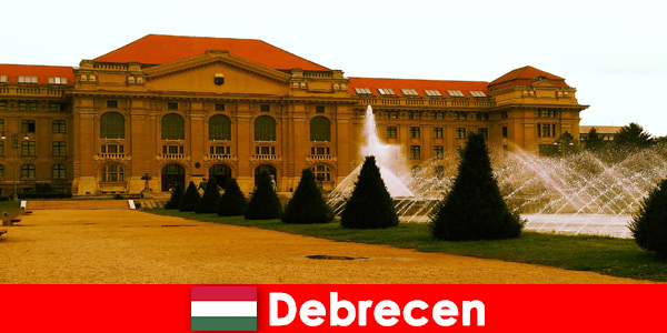 Inexpensive travel with backpack and Co in Hungary Debrecen