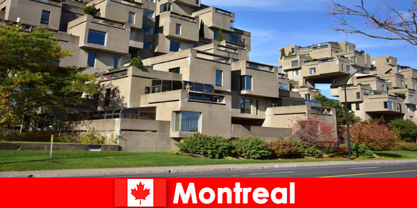 Montreal in Canada offers many sights to touch and marvel at