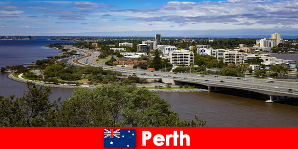 Perth in Australia is a cosmopolitan city with many tourist attractions