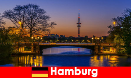 Hamburg in Germany invites tourists to the city of canals