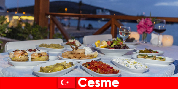 Delicious journey of olive oil dishes, seafood, herbs and stews from one of the stars of gastronomic tourism in Cesme